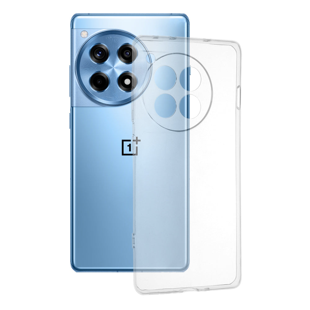 Custodia per OnePlus 12R, Techsuit, Chiara, Trasparente