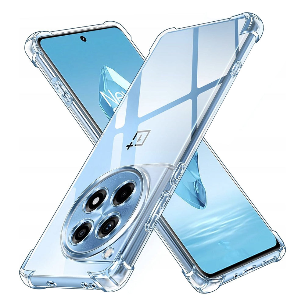 Custodia per OnePlus 12R, Techsuit, Shockproof Clear, Trasparente
