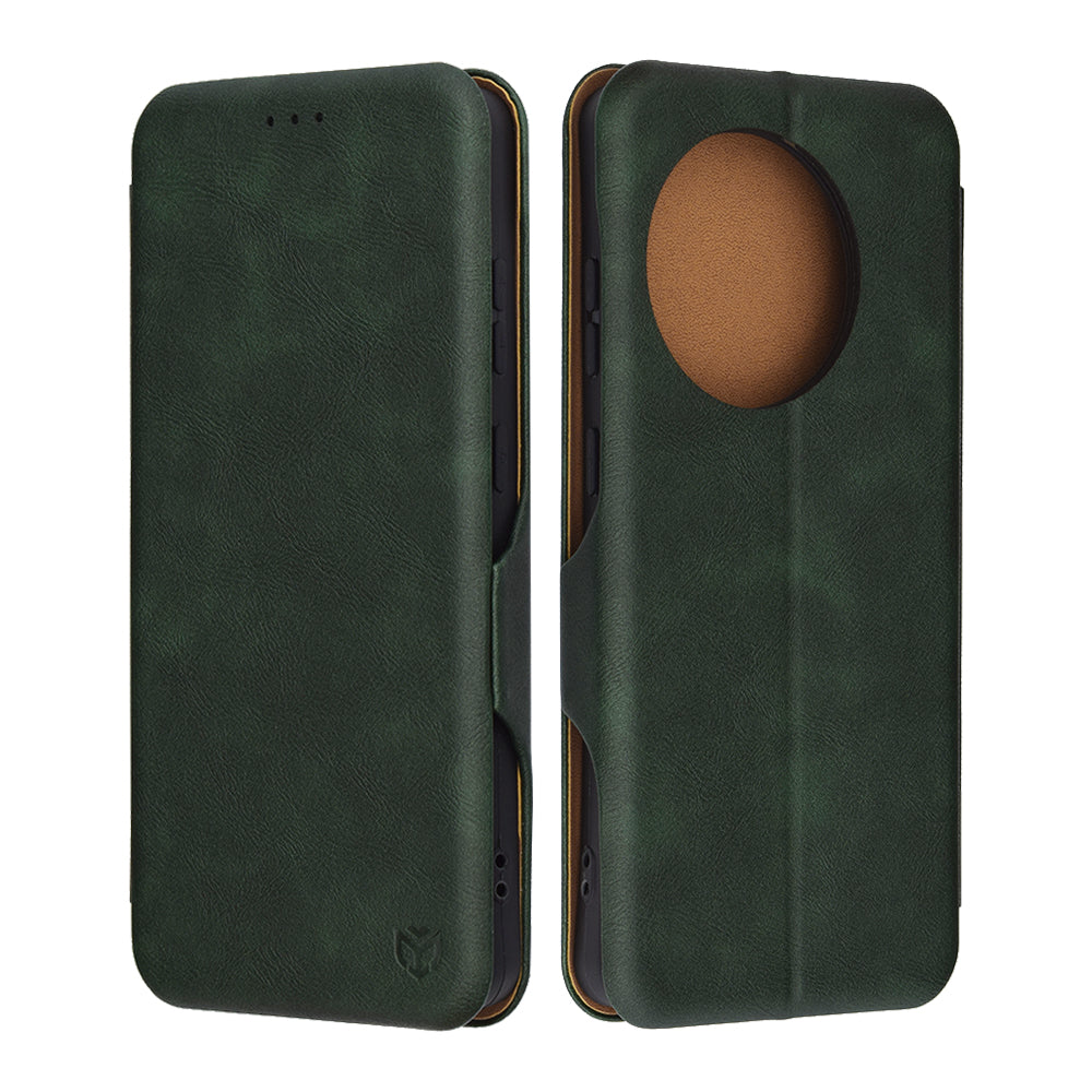 Custodia per OnePlus 13R, Techsuit, Safe Wallet Plus, Verde