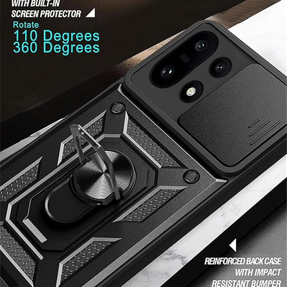 Custodia per OnePlus 15, Techsuit, CamShield, Blu