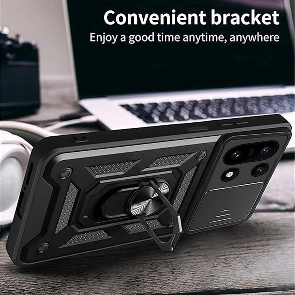 Custodia per OnePlus 15, Techsuit, CamShield, Nera