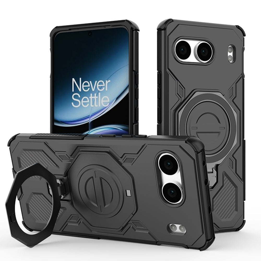 Custodia per OnePlus Nord 4, Techsuit, Carbon Shield Pro, Nera