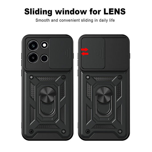 Custodia per OnePlus Nord 6, Techsuit, CamShield, Nera