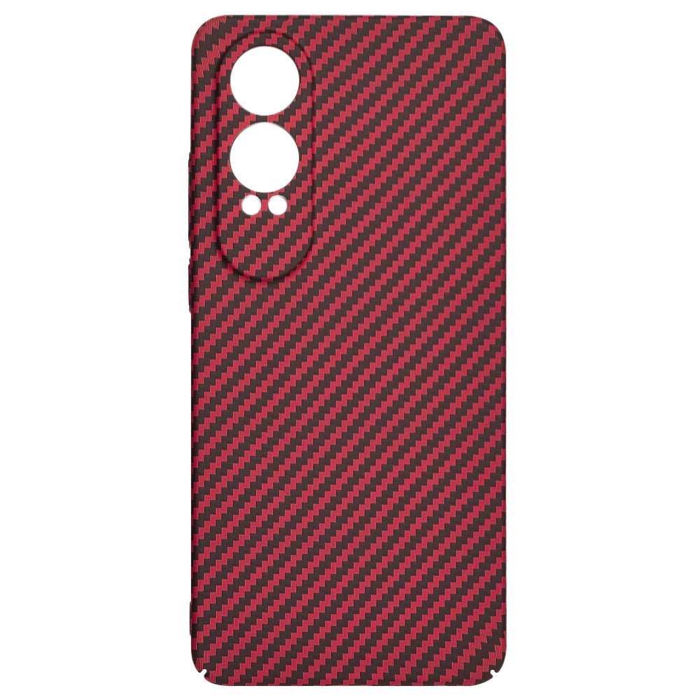 Custodia per OnePlus Nord CE4 Lite, Techsuit, Carbonite FiberShell, Rossa