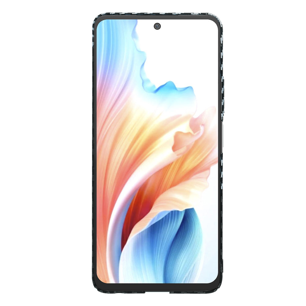 Custodia per OnePlus Nord N30 SE / Oppo A79, Techsuit, Carbonite FiberShell, Nero Grigio