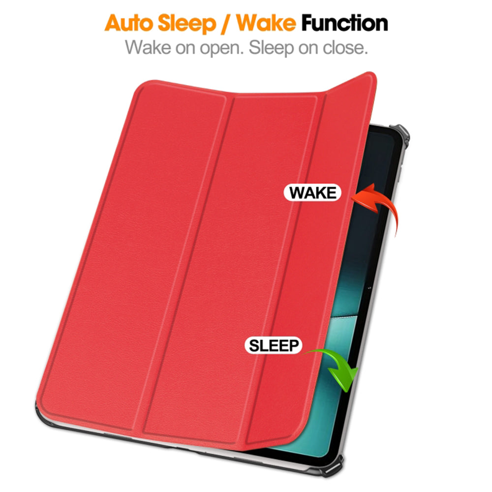 Custodia per OnePlus Pad, Techsuit, FoldPro, Rossa