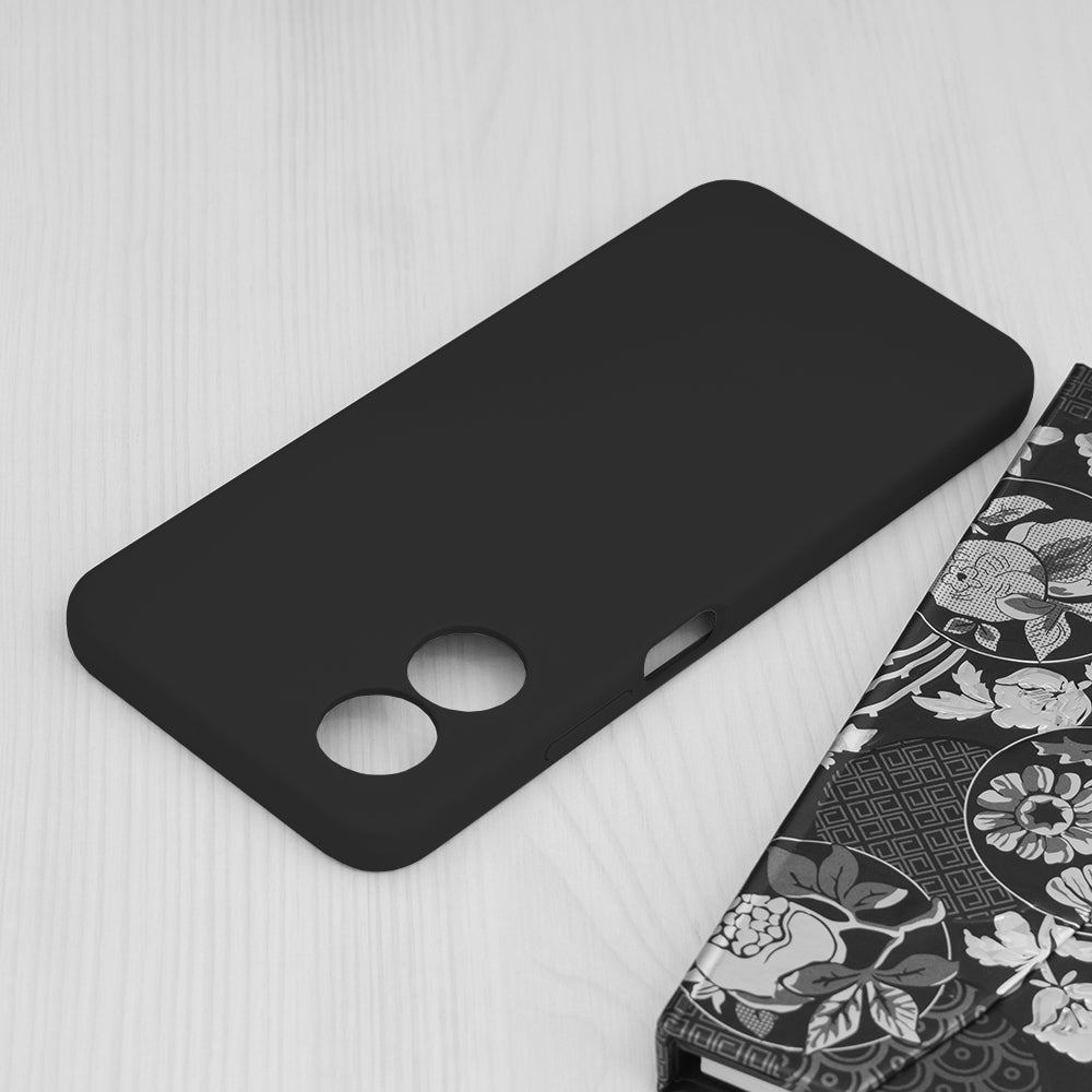 Custodia per Oppo A17, Techsuit, Soft Edge, Nera