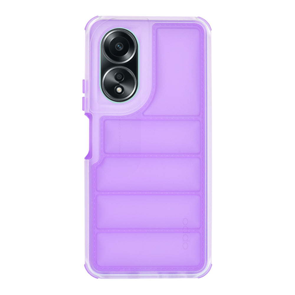 Custodia per Oppo A58 4G, Techsuit, Wave Shield, Viola