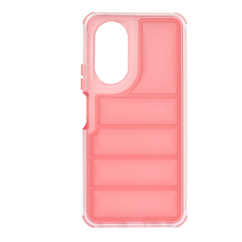 Custodia per Oppo A58 4G, Techsuit, Wave Shield, Rossa