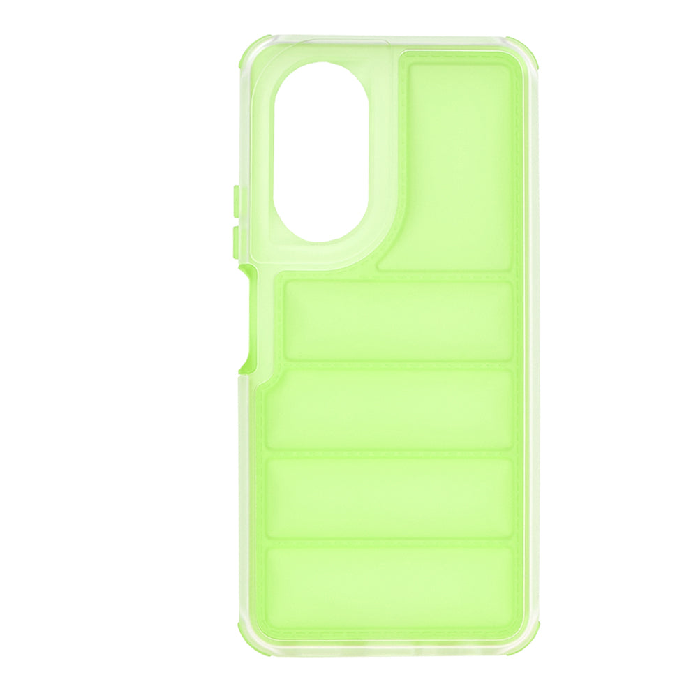 Custodia per Oppo A58 4G, Techsuit, Wave Shield, Verde