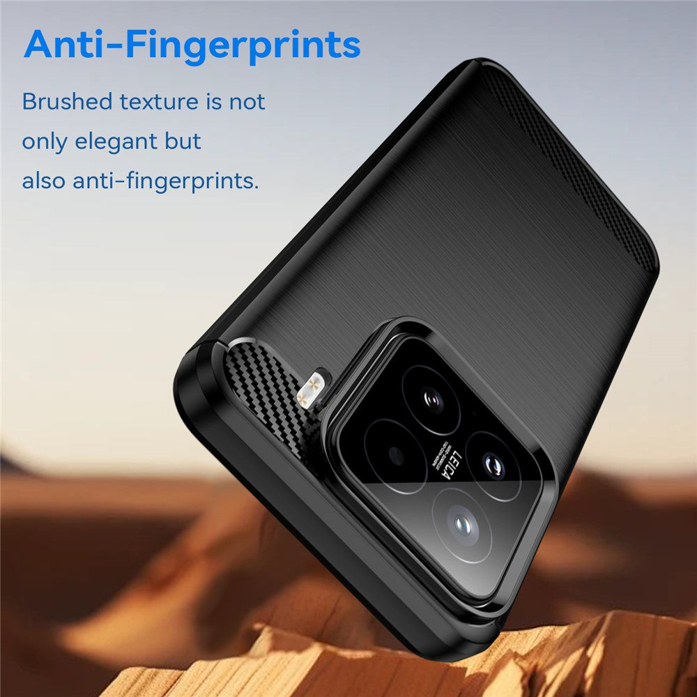 Custodia per Oppo A6 Pro 5G / A6 Pro 4G, Techsuit, Carbonio, Nera