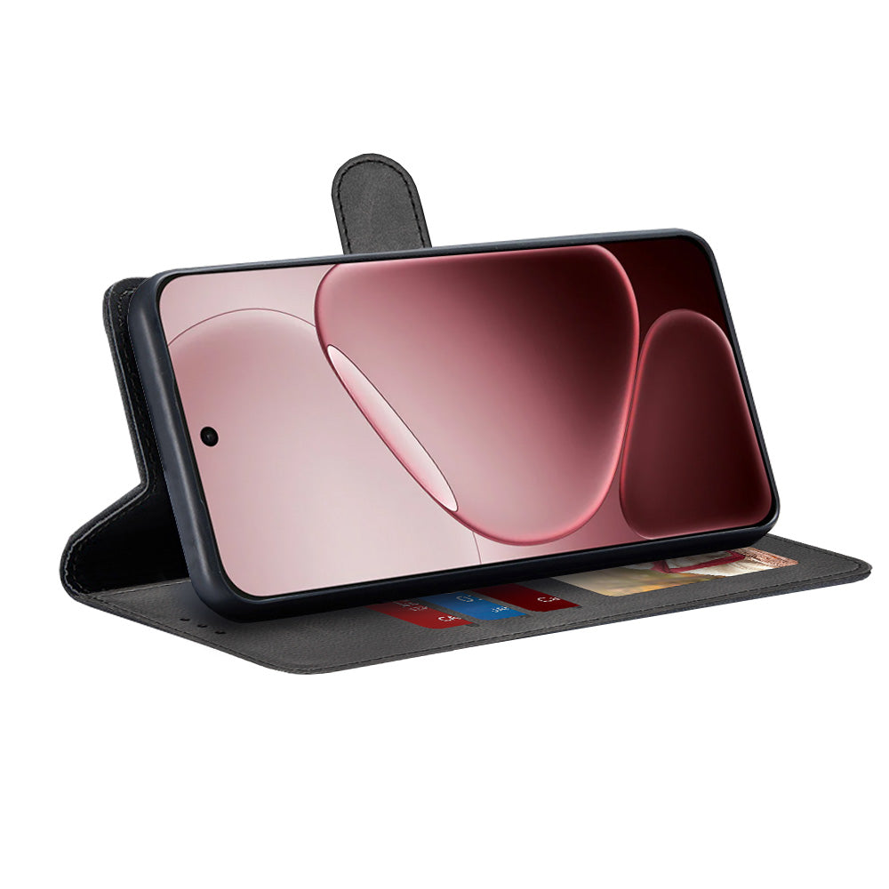 Custodia per Oppo A6 Pro 5G / A6 Pro 4G, Techsuit, Diary Book, Nera