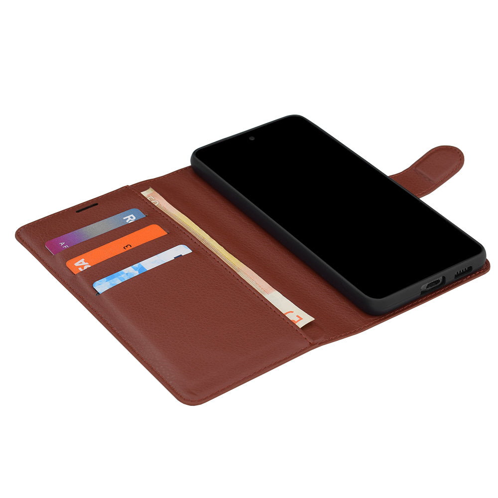 Custodia per Oppo A6 Pro 5G / A6 Pro 4G, Techsuit, Leather Folio, Marrone