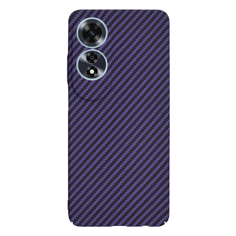 Custodia per Oppo A60, Techsuit, Carbonite FiberShell, Viola