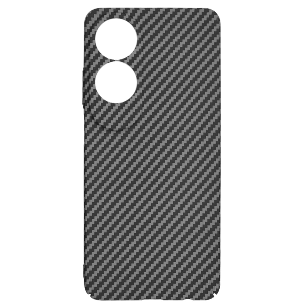 Custodia per Oppo A60, Techsuit, Carbonite FiberShell, Nera