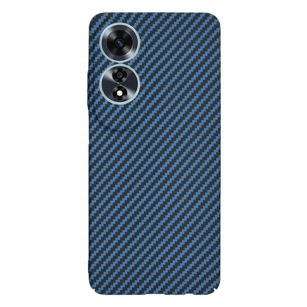 Custodia per Oppo A60, Techsuit, Carbonite FiberShell, Turchese