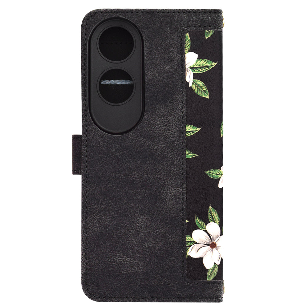Custodia per Oppo A60, Techsuit, FlipCraft, Nera