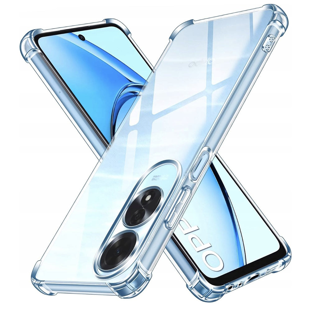 Custodia per Oppo A60, Techsuit, Shockproof Clear, Trasparente