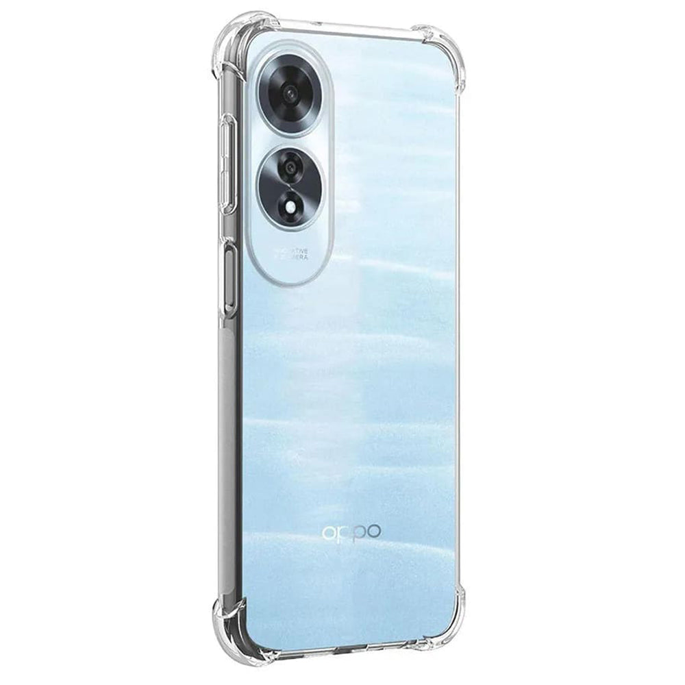 Custodia per Oppo A60, Techsuit, Shockproof Clear, Trasparente