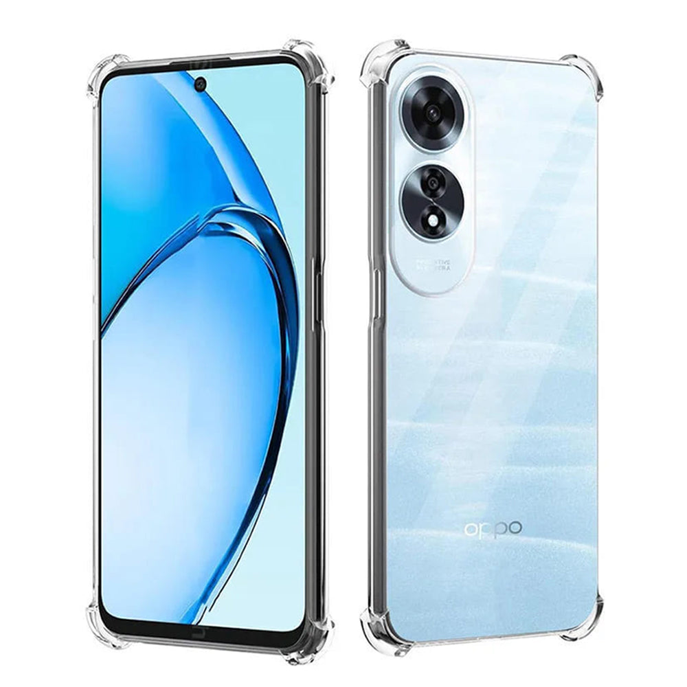 Custodia per Oppo A60, Techsuit, Shockproof Clear, Trasparente