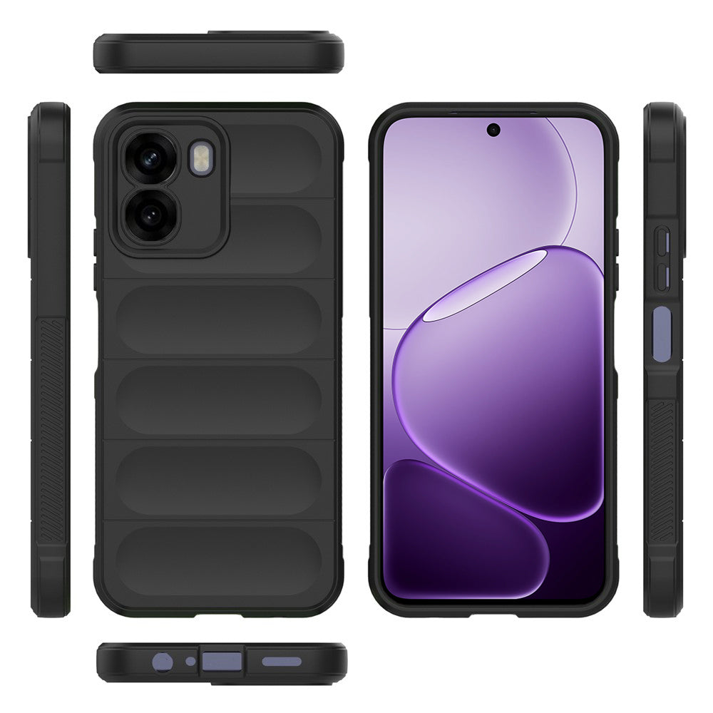 Custodia per Oppo A6x 4G / A6x, Techsuit, Magic Shield, Nera