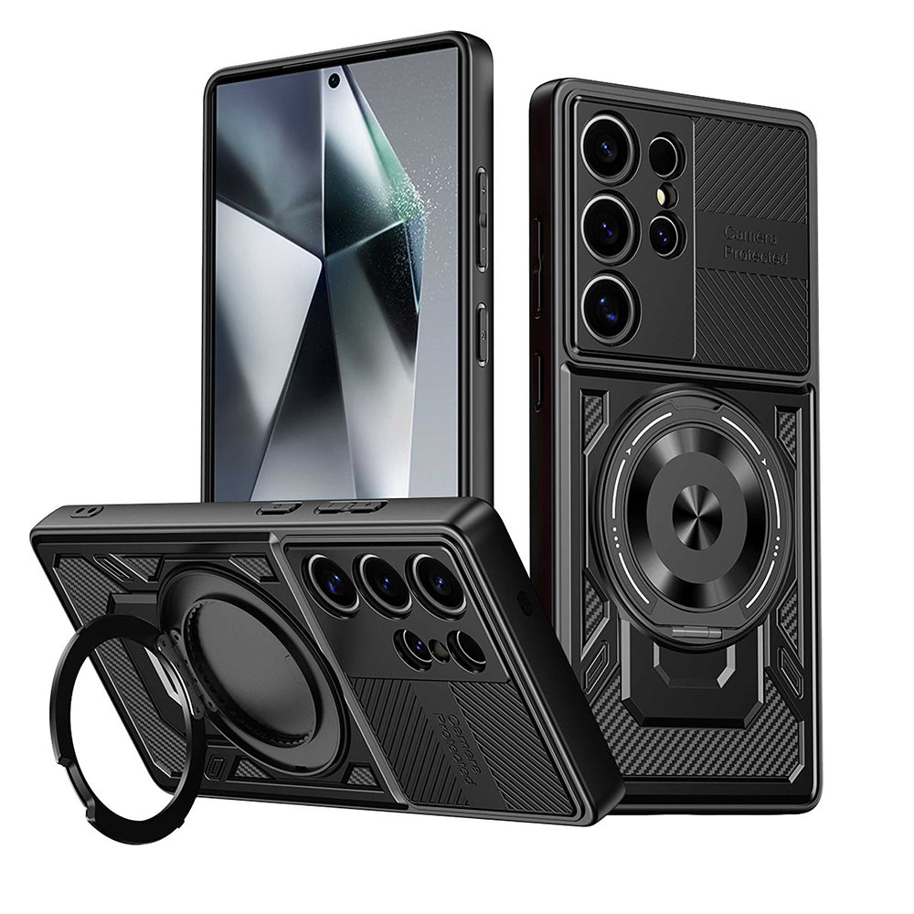 Custodia per Oppo A6x 4G / A6x, Techsuit, RuggedCam, Nera