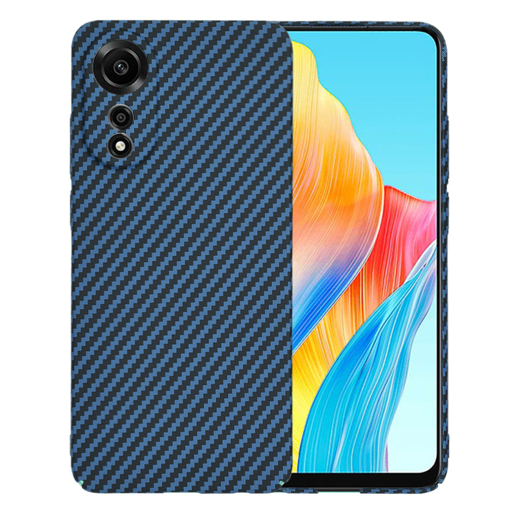 Custodia per Oppo A78 4G, Techsuit, Carbonite FiberShell, Turchese