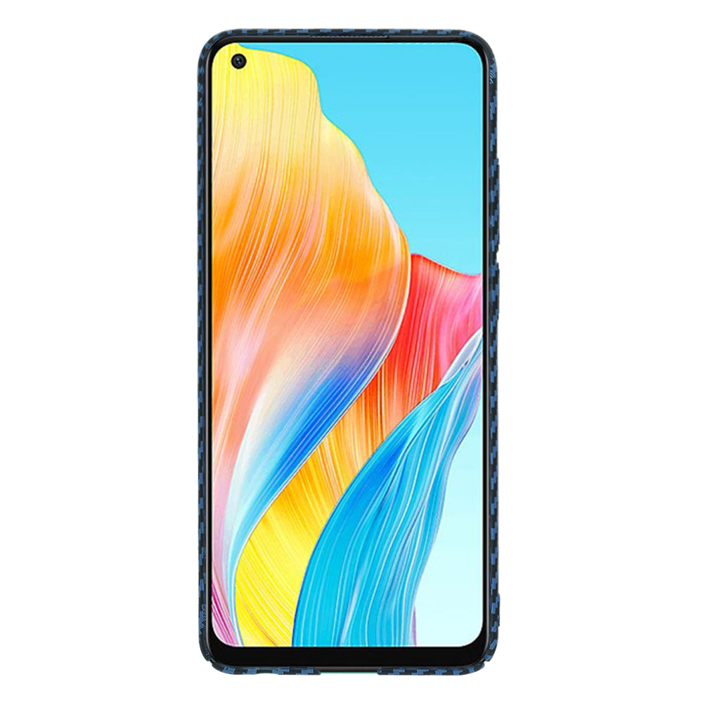 Custodia per Oppo A78 4G, Techsuit, Carbonite FiberShell, Turchese