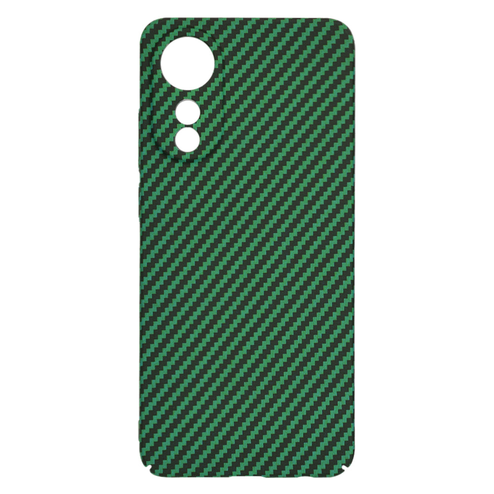 Custodia per Oppo A78 4G, Techsuit, Carbonite FiberShell, Verde