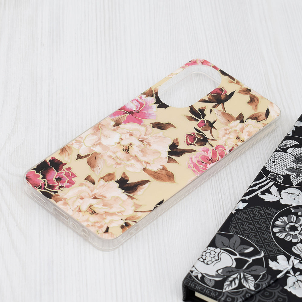 Custodia per Oppo A78 4G, Techsuit, Marble, Beige