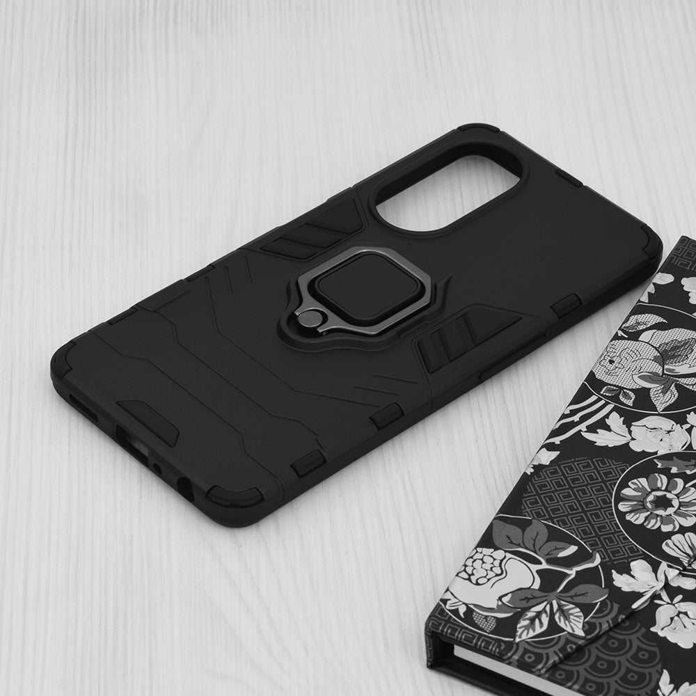 Custodia per Oppo A98, Techsuit, Shield, Nera