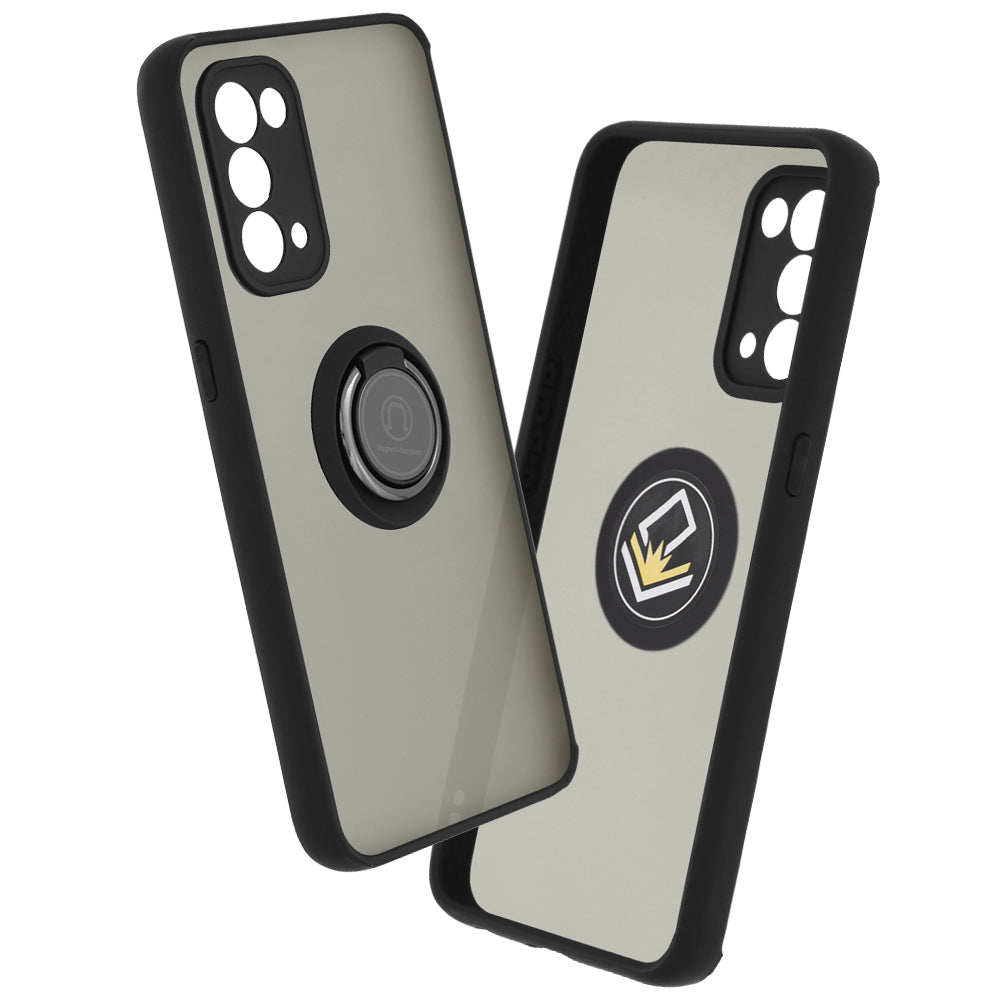 Custodia per Oppo Find X3 Lite / Reno5 5G, Techsuit, Glinth, Nera