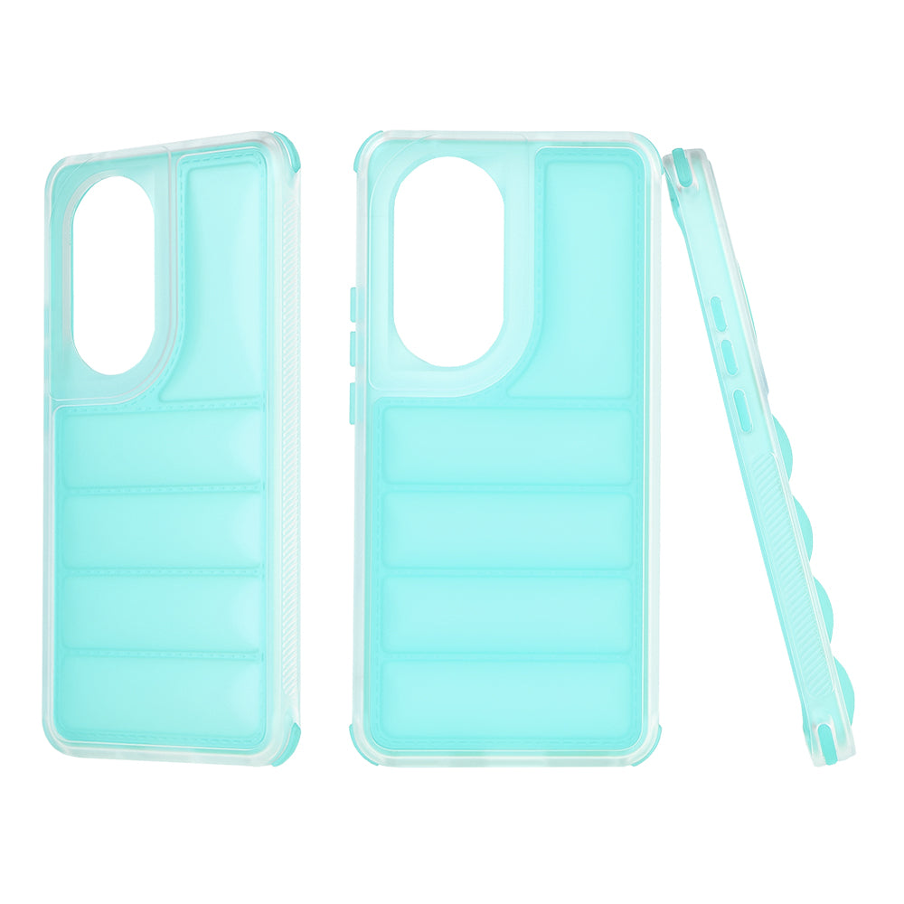 Custodia per Oppo Reno10 / Reno10 Pro, Techsuit, Wave Shield, Turchese