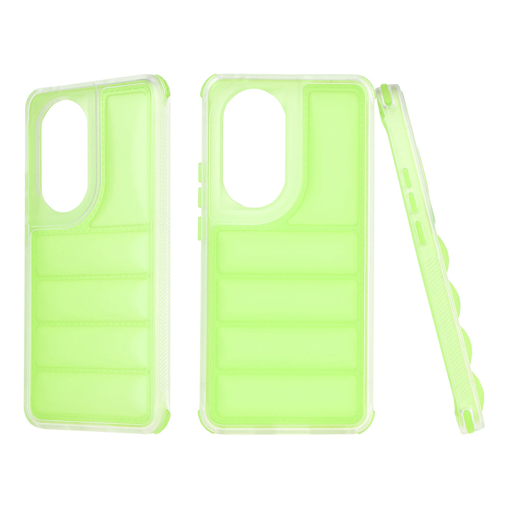 Custodia per Oppo Reno10 / Reno10 Pro, Techsuit, Wave Shield, Verde