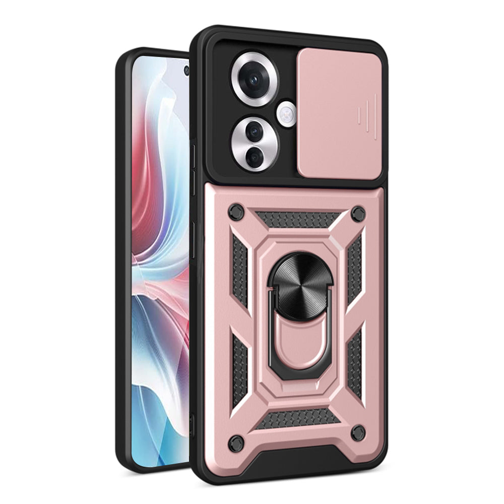 Custodia per Oppo Reno11 F, Techsuit, CamShield, Rosa