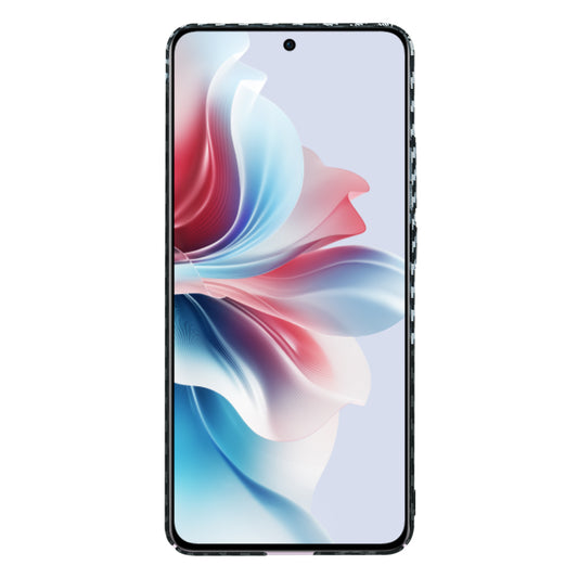 Custodia per Oppo Reno11 F, Techsuit, Carbonite FiberShell, Nero Grigio
