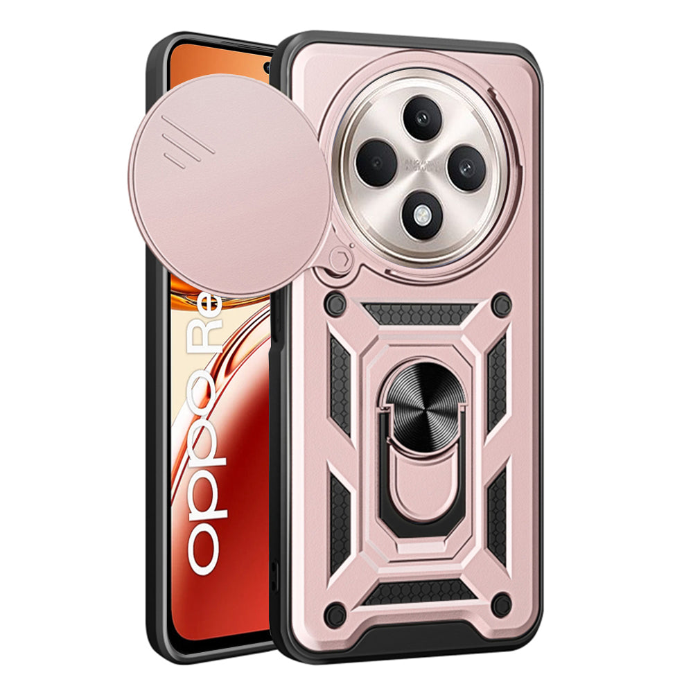 Custodia per Oppo Reno12 FS 5G / Reno12 FS 4G / Reno12 F 4G / Reno12 F, Techsuit, CamShield, Rosa