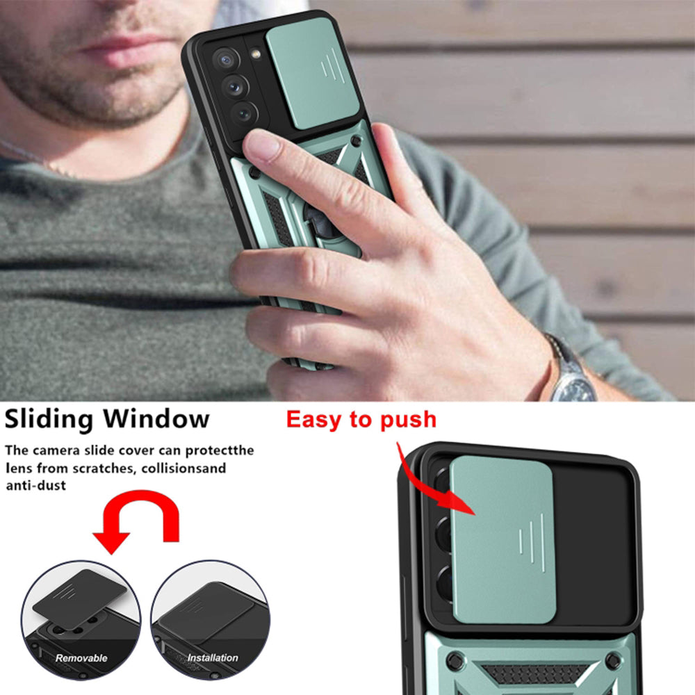 Custodia per Oppo Reno12, Techsuit, CamShield, Rosa