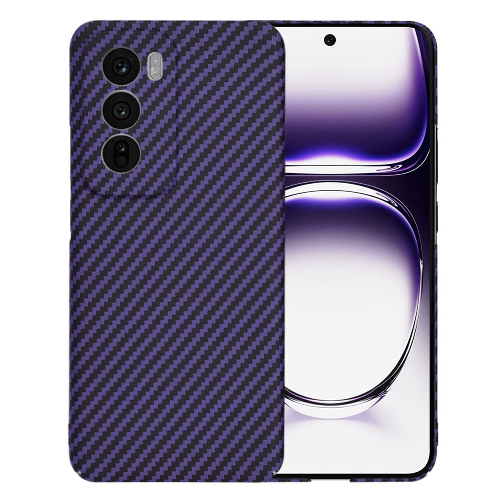 Custodia per Oppo Reno12, Techsuit, Carbonite FiberShell, Viola