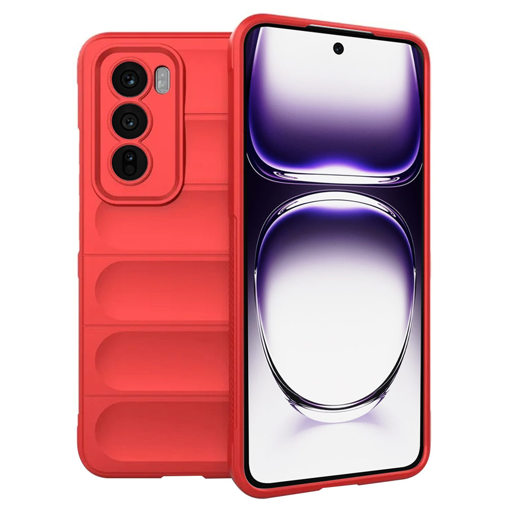 Custodia per Oppo Reno12, Techsuit, Magic Shield, Rossa