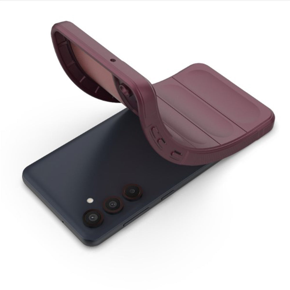 Custodia per Oppo Reno12, Techsuit, Magic Shield, Rossa