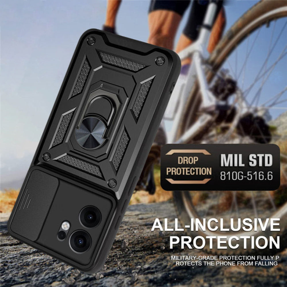 Custodia per Oppo Reno13 FS 5G / Reno13 F 4G / Reno13 F, Techsuit, CamShield, Rosa