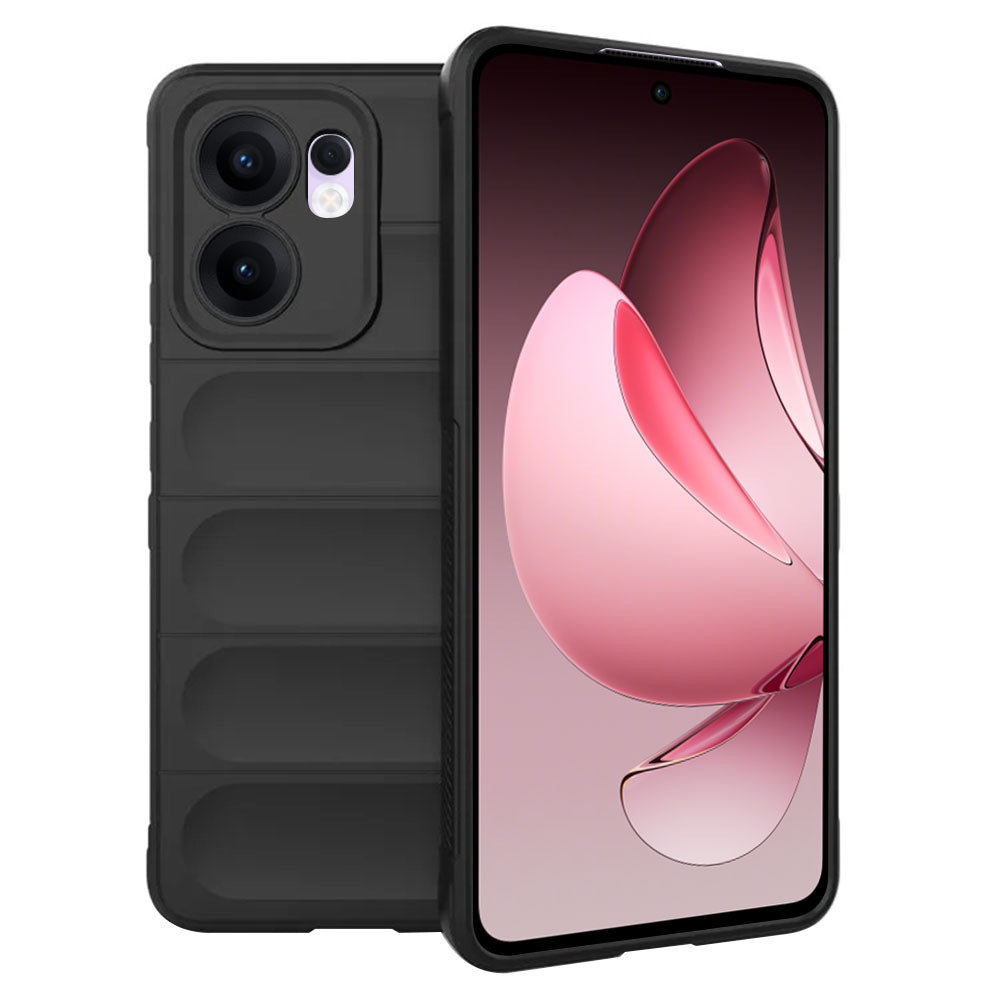 Custodia per Oppo Reno13 FS 5G / Reno13 F 4G / Reno13 F, Techsuit, Magic Shield, Nera