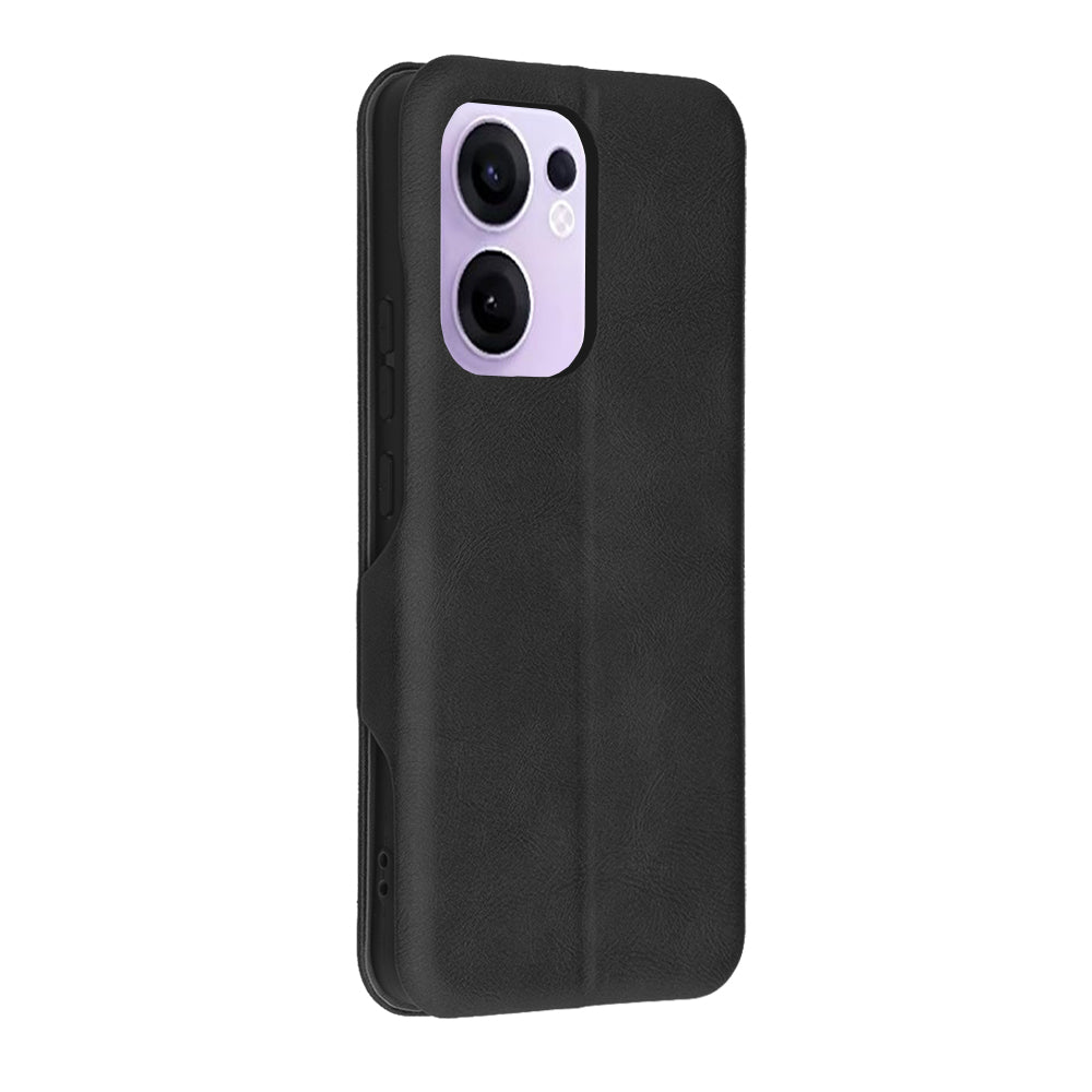 Custodia per Oppo Reno13 FS 5G / Reno13 F 4G / Reno13 F, Techsuit, Safe Wallet Plus, Nera