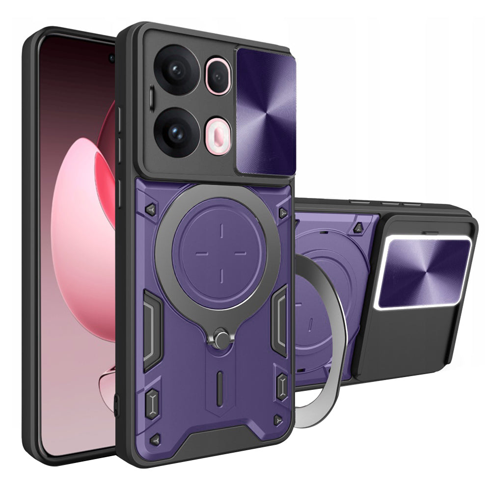 Custodia per Oppo Reno13 Pro, Techsuit, CamGuard Pro, Viola