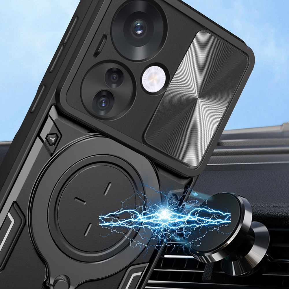 Custodia per Oppo Reno13 Pro, Techsuit, CamGuard Pro, Viola