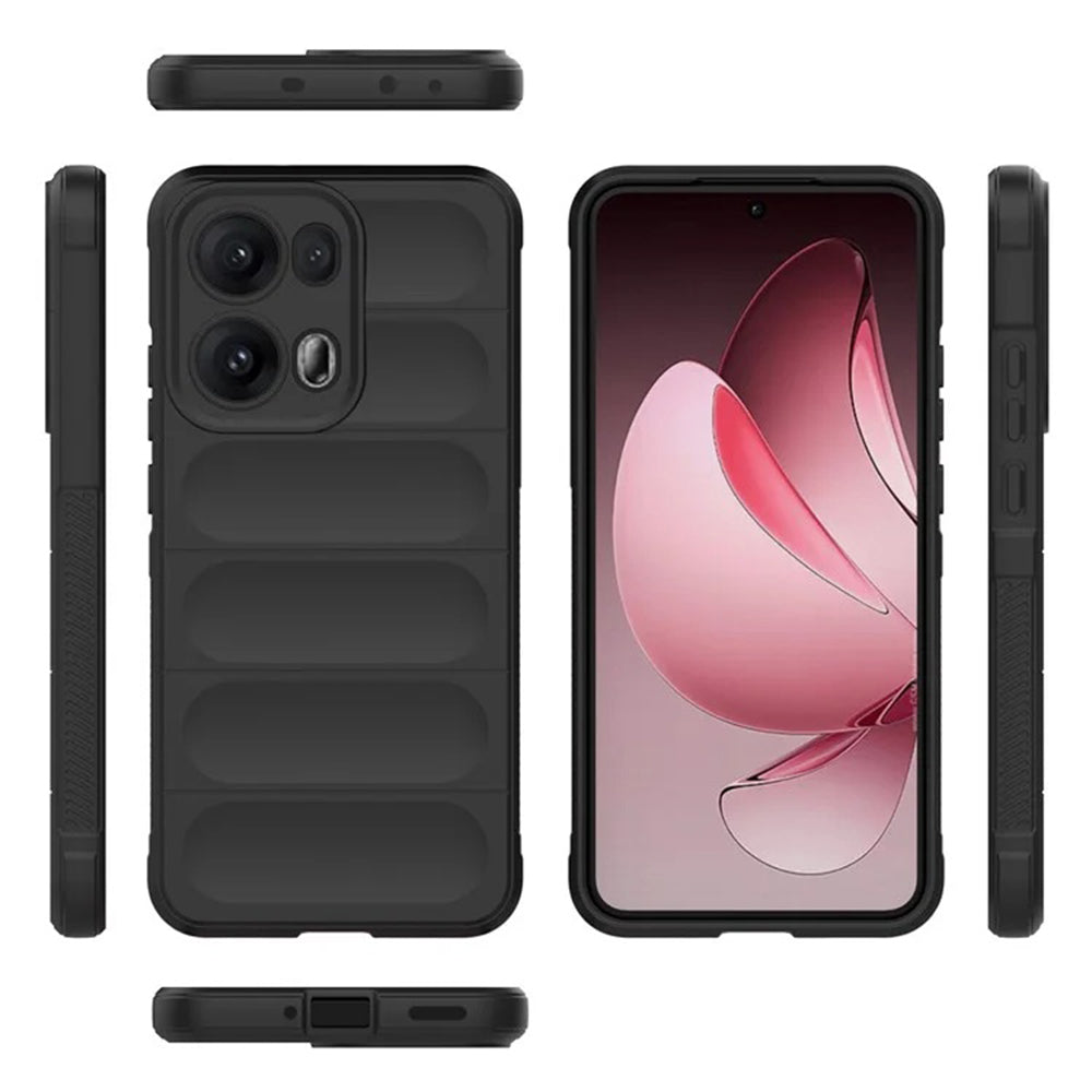 Custodia per Oppo Reno13 Pro, Techsuit, Magic Shield, Nera
