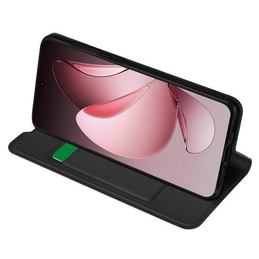 Case for Oppo Reno13 Pro, Techsuit, Magskin Book, Black
