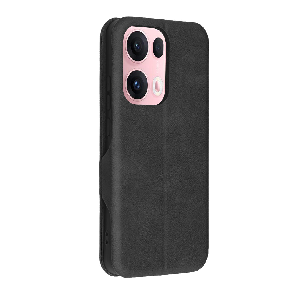 Custodia per Oppo Reno13 Pro, Techsuit, Safe Wallet Plus, Nera