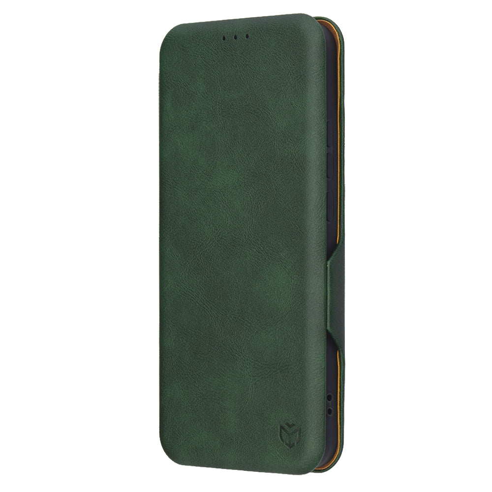 Custodia per Oppo Reno13 Pro, Techsuit, Safe Wallet Plus, Verde